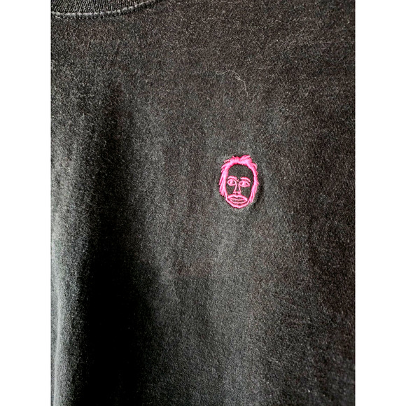 Earl Sweatshirt x Champion T Shirt Mens Large Black Pink Short Sleeve Rap Tee - Picture 2 of 4